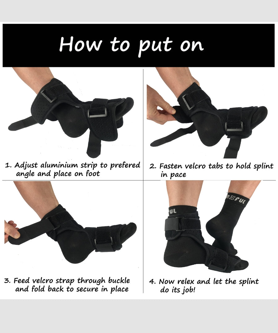 gr8ful® Night Splint Foot Brace