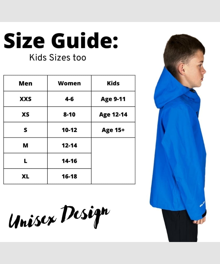 gr8ful® GR8-TEX® Waterproof Jacket for Men, Women & Kids