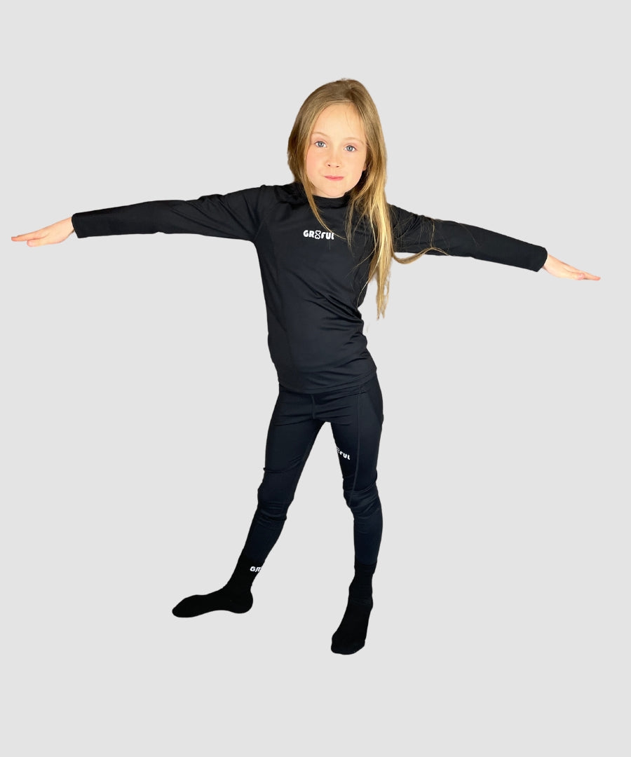 gr8ful® Kids Base Layer Top for Boys & Girls