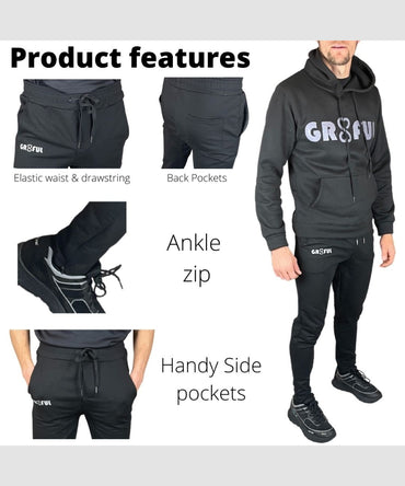 gr8ful® Tracksuit Bottoms for Men