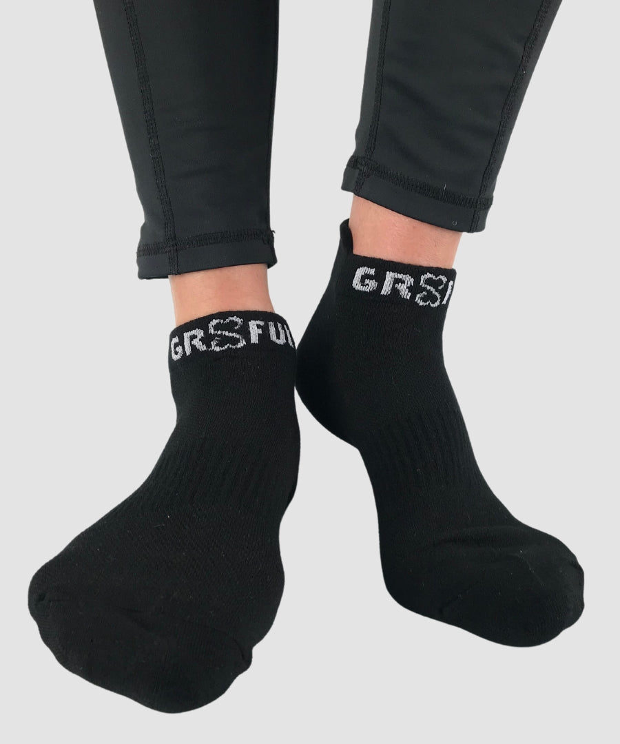 black ankle socks