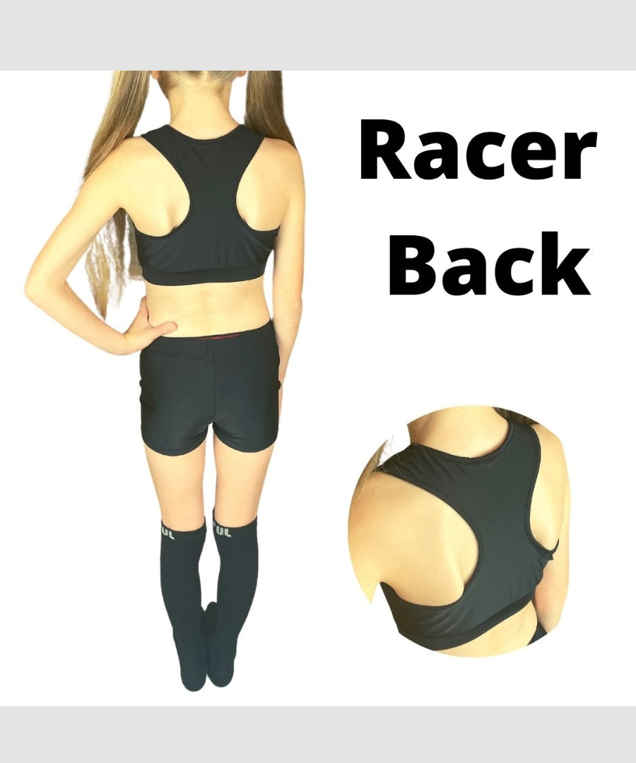 gr8ful® Sports Bra Crop Top for Girls