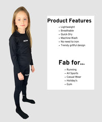 gr8ful® Kids Base Layer Top for Boys & Girls