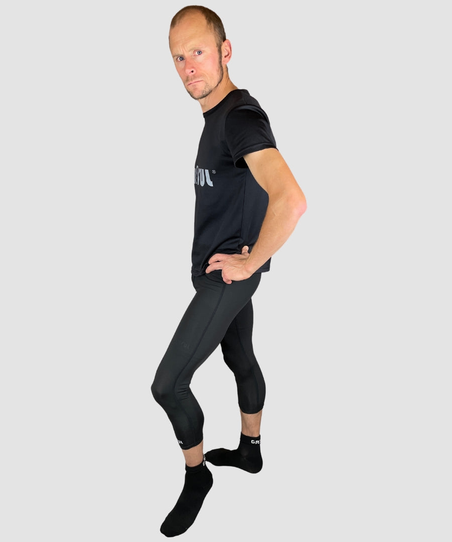 gr8ful® Mens Capri Leggings