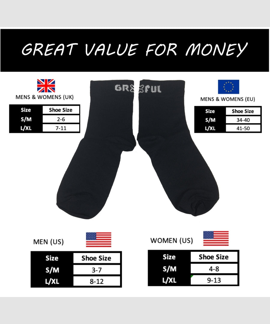 gr8ful® Compression Socks (Short)