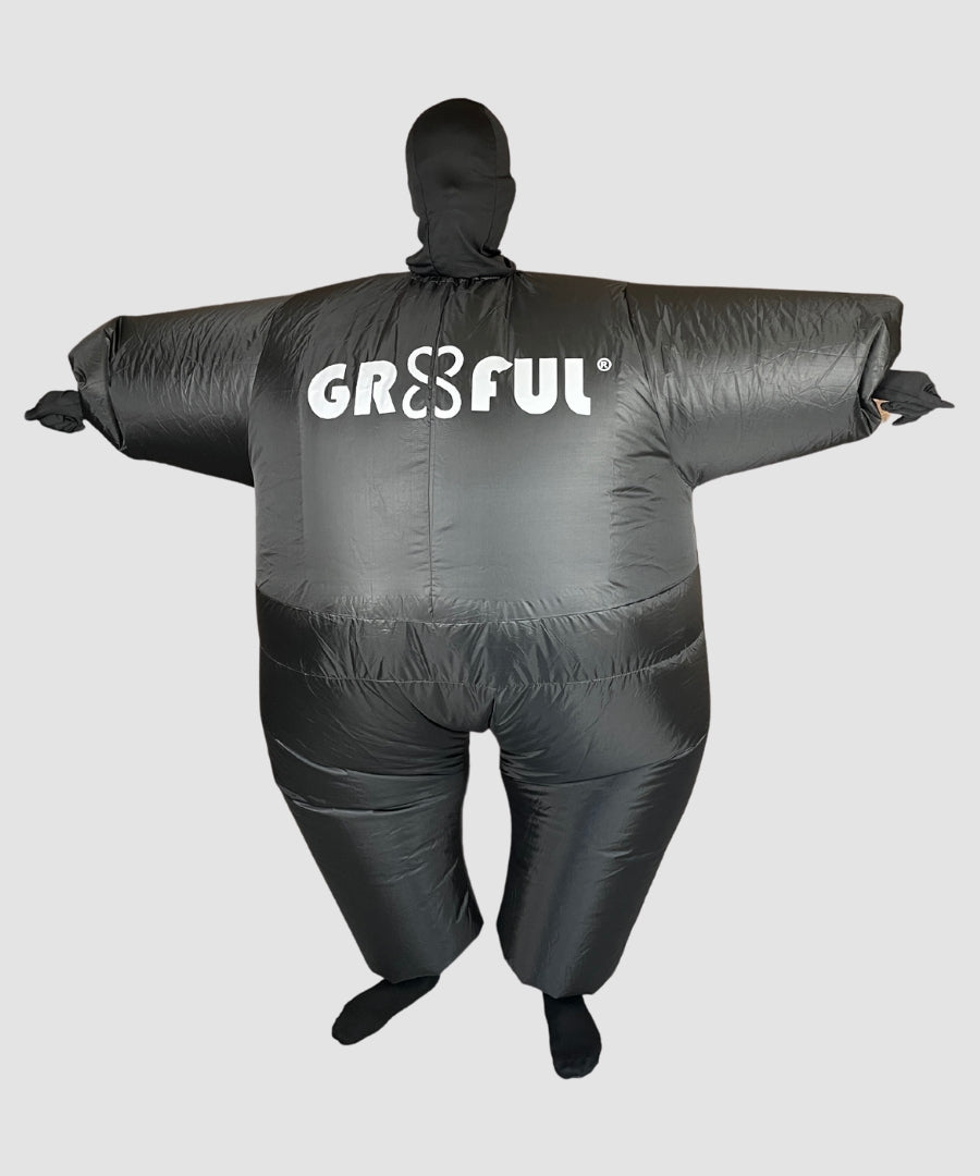 black sumo suit inflatable