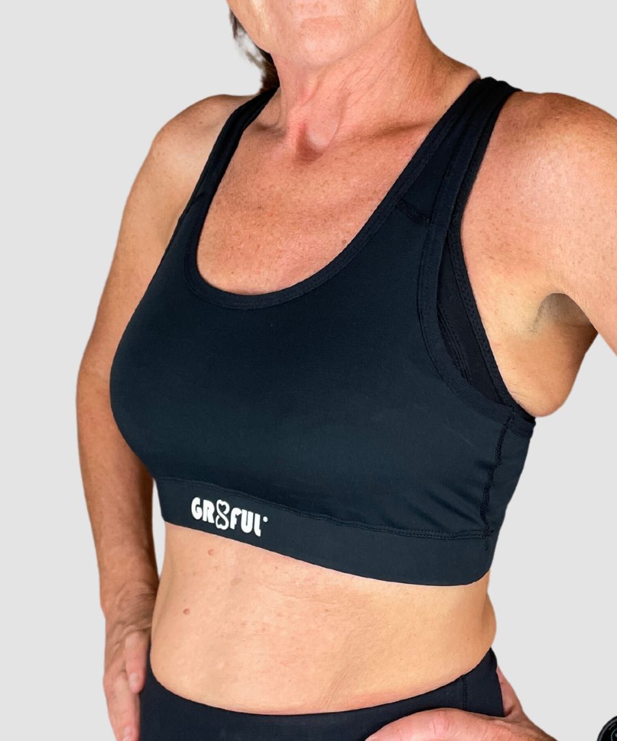 gr8ful® Sports Bra Crop Top